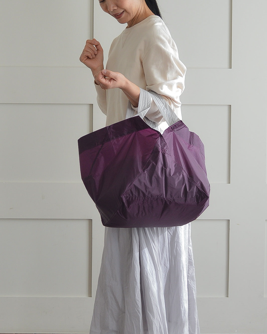 パープル×ライトグレー|Lサイズ【予約：4月下旬お届け】