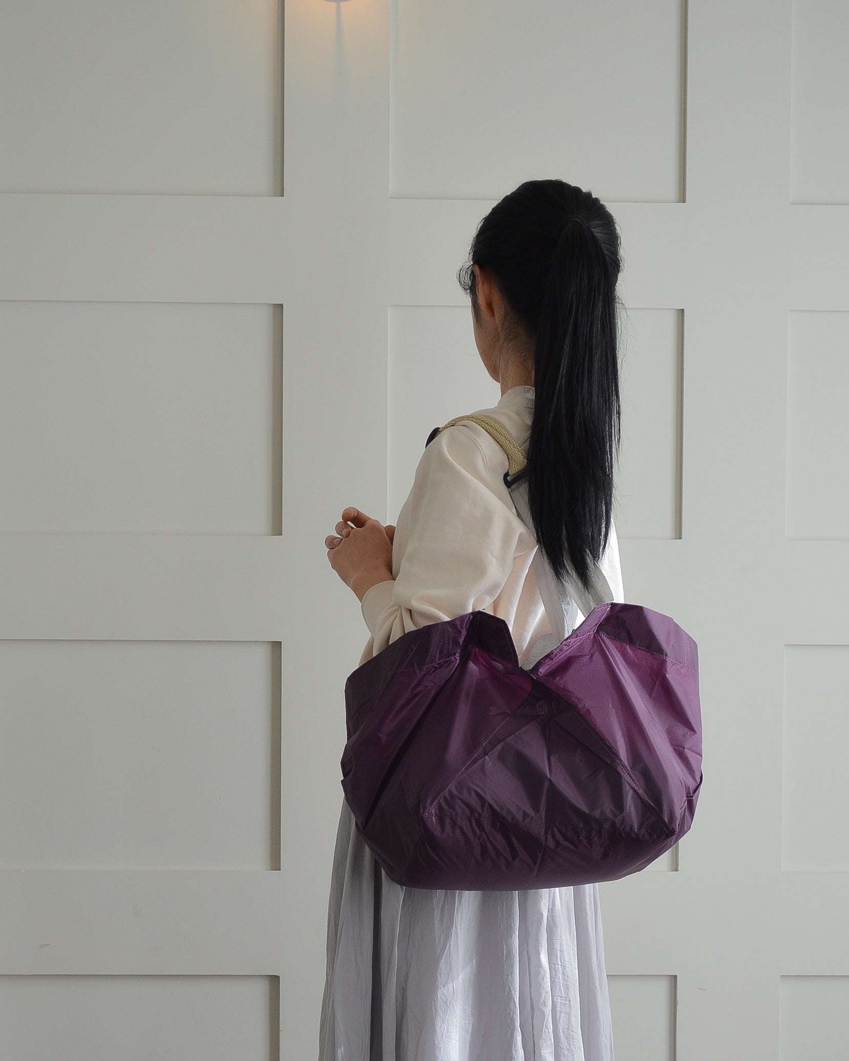 パープル×ライトグレー|Lサイズ【予約：4月下旬お届け】