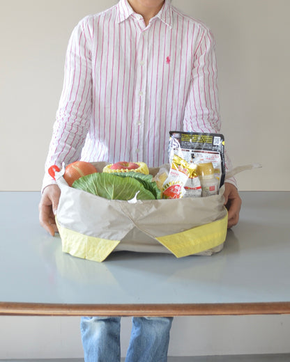 ミルクティーベージュ×れもんイエロー|Lサイズ【予約：4月下旬お届け】