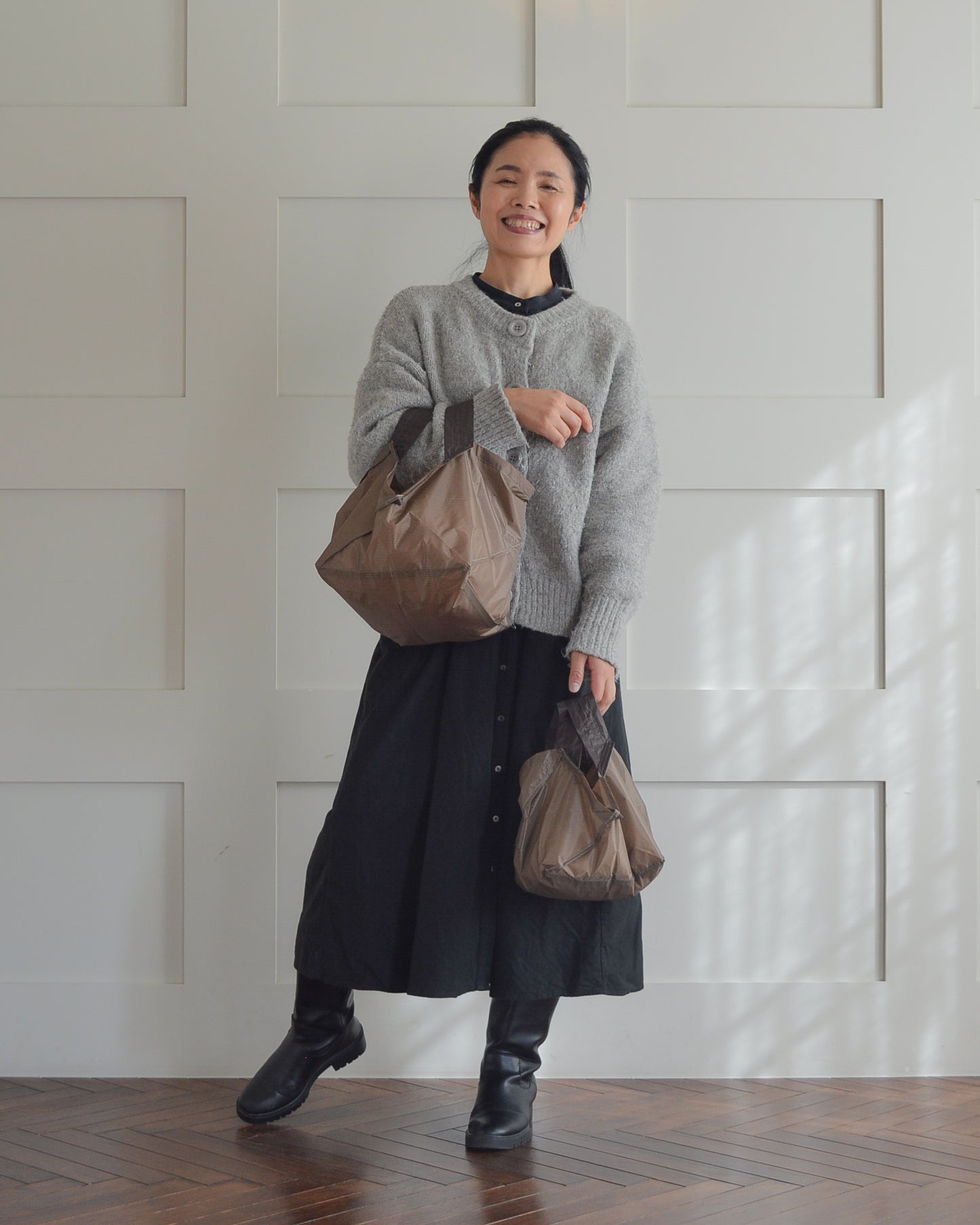 モカブラウン×チャコールブラウン|Mサイズ【予約：2月下旬お届け】