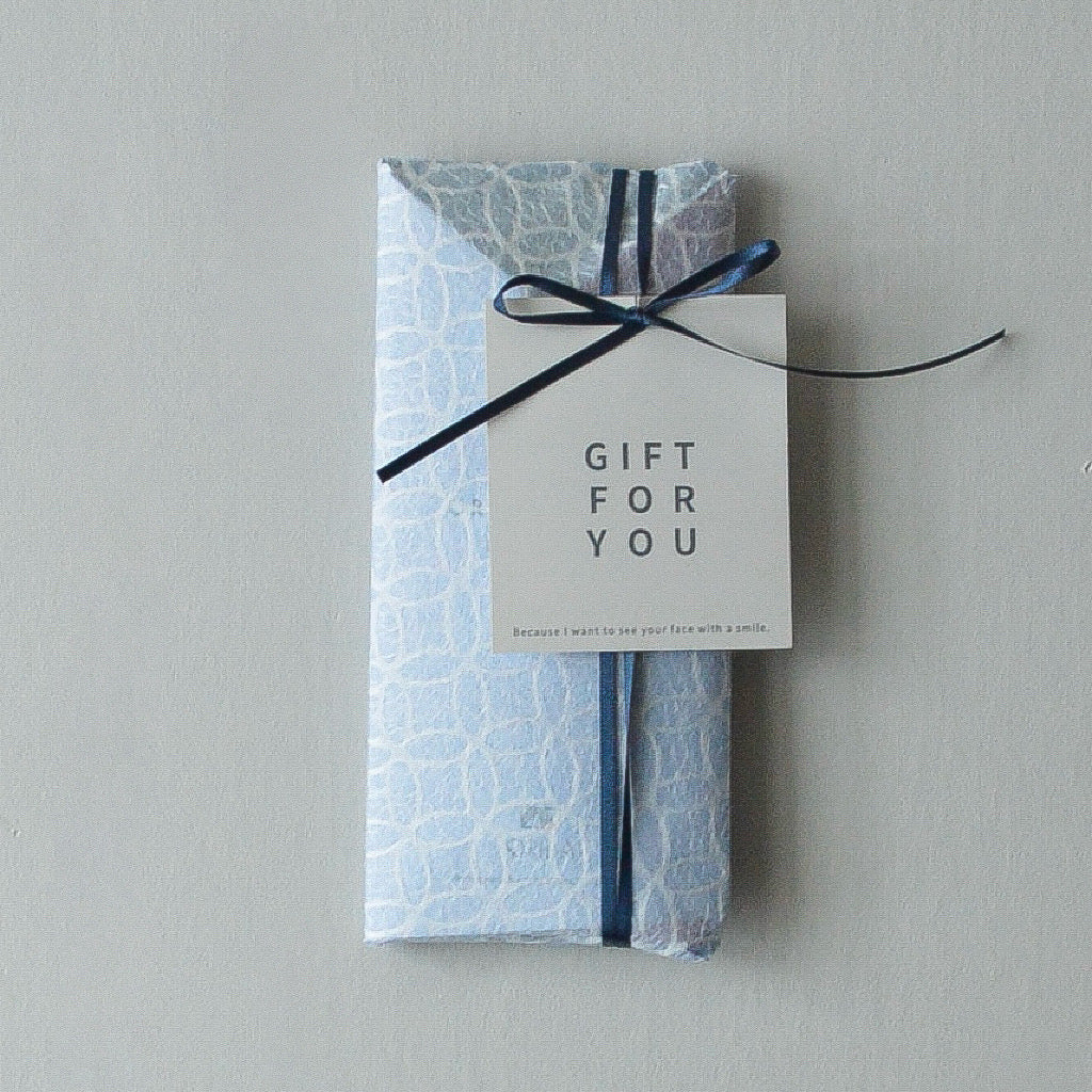 エコバッグORIBA Lサイズ + ブルーラッピング