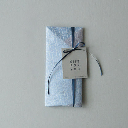 エコバッグORIBA Lサイズ + ブルーラッピング