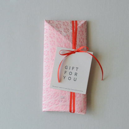 エコバッグORIBA Lサイズ + ピンクラッピング