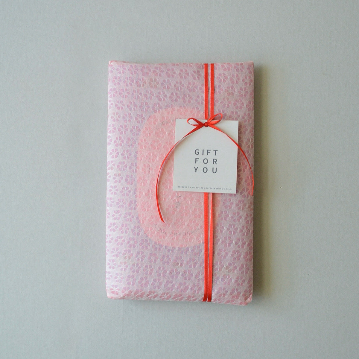 エコバッグORIBA Lサイズ + ピンクラッピング