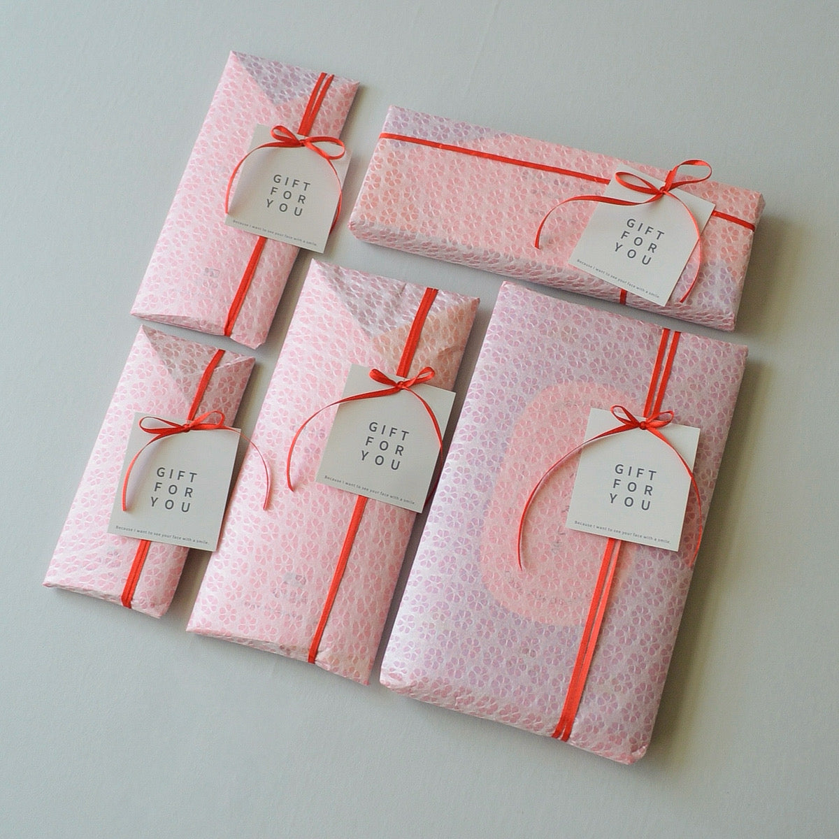 エコバッグORIBA Lサイズ + ピンクラッピング – ORIBA（オリバ）エコバッグ