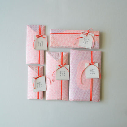 エコバッグORIBA Lサイズ + ピンクラッピング