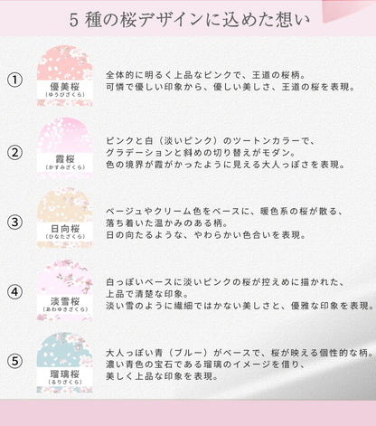 桜柄ORIBA cooler|保冷バッグ大【予約：4月下旬お届け】