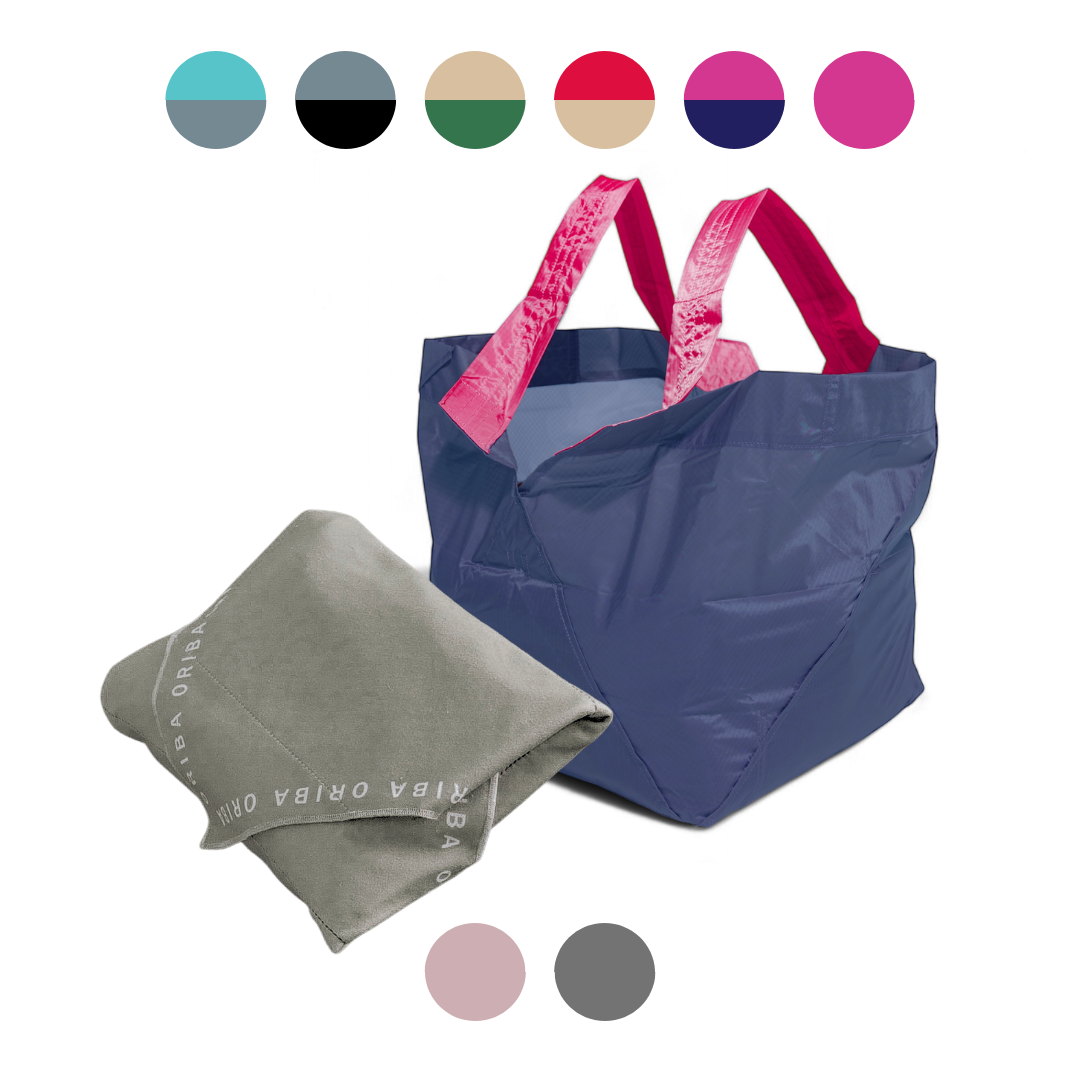 ORIBA Self-Checkout Eco Bag (New L Size) + Insulated Furoshiki Cloth [Pre-order: Delivery in late November]
