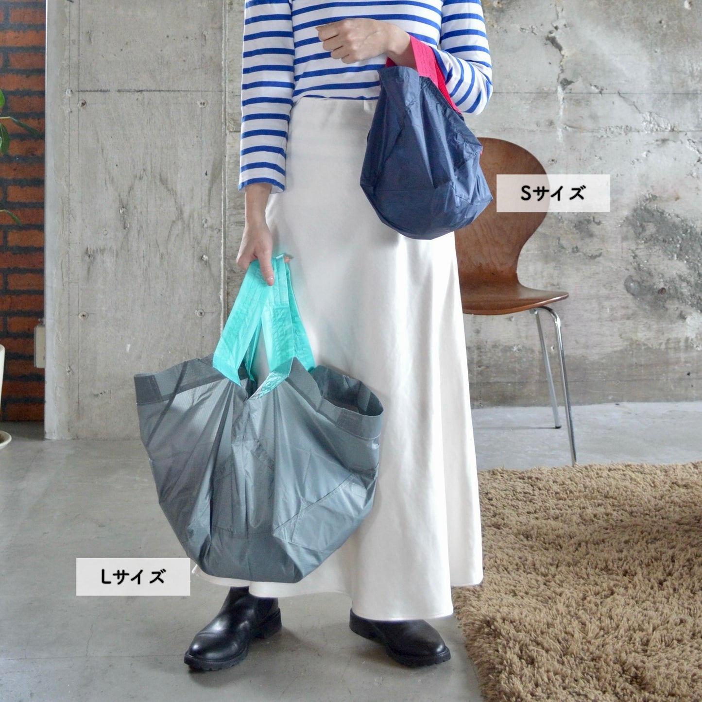 ORIBA Self-Checkout Eco Bag for Convenience Stores, S Size
