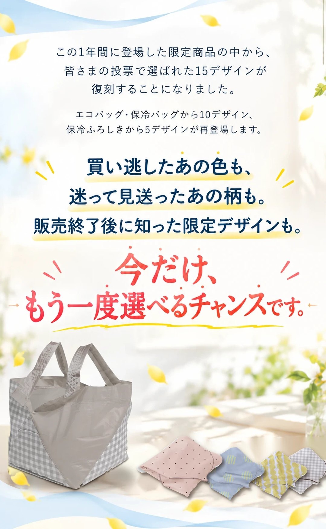 今だけのチャンス