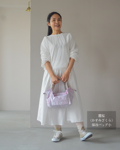 桜柄ORIBA cooler|保冷バッグ小【予約：4月下旬お届け】