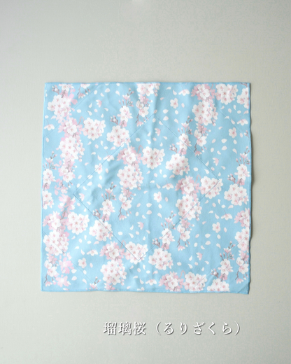 桜柄保冷ふろしき【予約：4月下旬お届け】