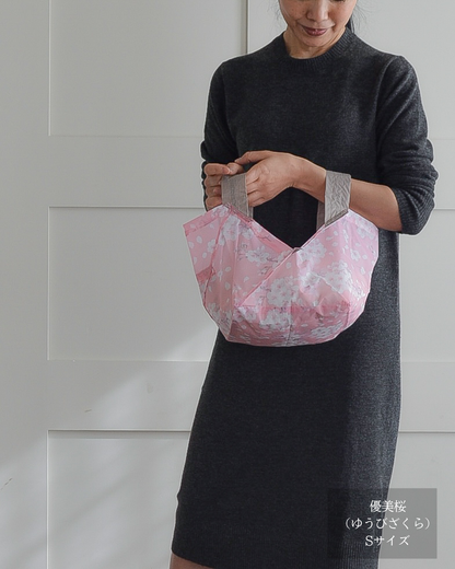 桜柄セルフレジ用エコバッグ|Sサイズ【予約：4月下旬お届け】