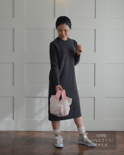 桜柄セルフレジ用エコバッグ|Sサイズ【予約：4月下旬お届け】