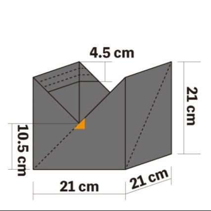1秒で自立するエコバッグ ORIBA Sサイズ - ORIBA（オリバ）エコバッグ